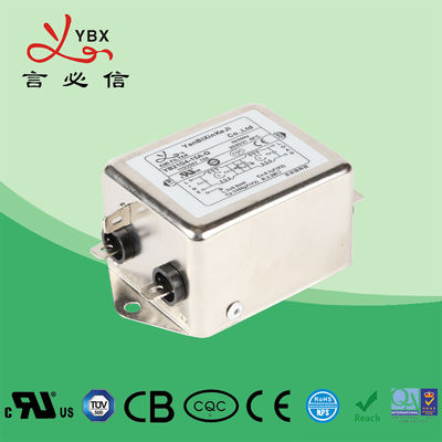 Industrial EMI EMC Power Line Filter High Performance YB22D4 20A 250VAC