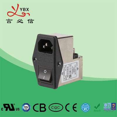 Yanbixin 1A-10A IEC Inlet Power Interference Filter For Single Power Supply