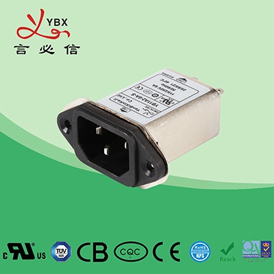 IEC Socket Plug In RFI Filter 115VAC 250VAC 3A 6A 10A Emi Rfi Noise Filter