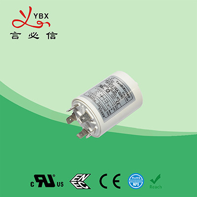Single Phase Low Pass Emi Suppression Filter White Plastic Material