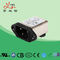 Yanbixin 110V-250VAC 3A Inline EMI Filter With IEC Inlet Power Entry Module
