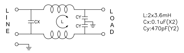 Line Filter Pcba Compact PCB EMI Filter With Efficient Filtering 1A-6A Power Line Noise ...