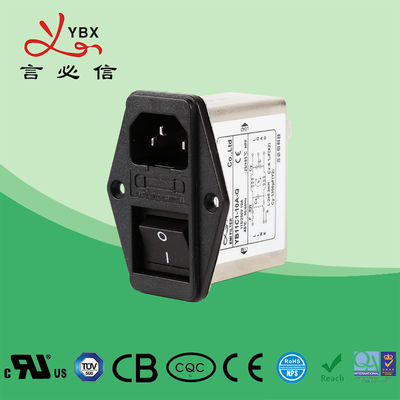 Electronics 250VAC IP40 400Hz Plug In RFI Filter