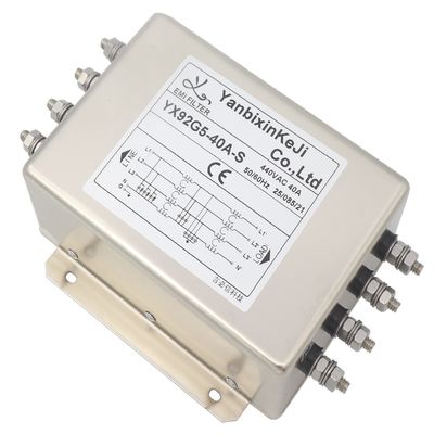 440VAC Three Phase RFI Power Filter For High Power Equipment