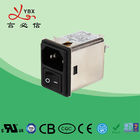 Three In One IEC Socket Emi RFI Noise Filter For Electronic Equipment