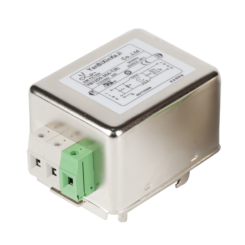 DIN Rail AC Power Noise Filter Single Phase Power Line Filter For Electronic Equipment