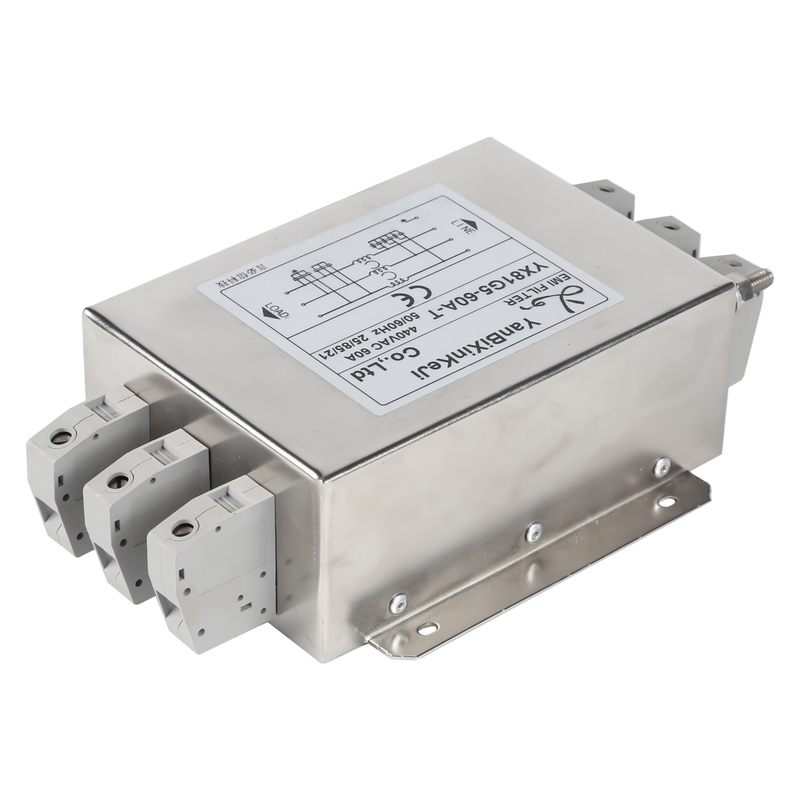 Three Phase Filter 150K-30MHz 380V 50A EMI/RFI Filter For Photovoltaic System