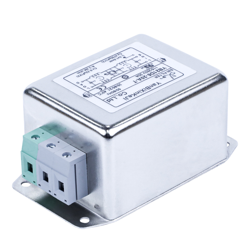 20A Terminal Block Power Line Filter Enhanced Single Phase Filter For Fitness Equipment