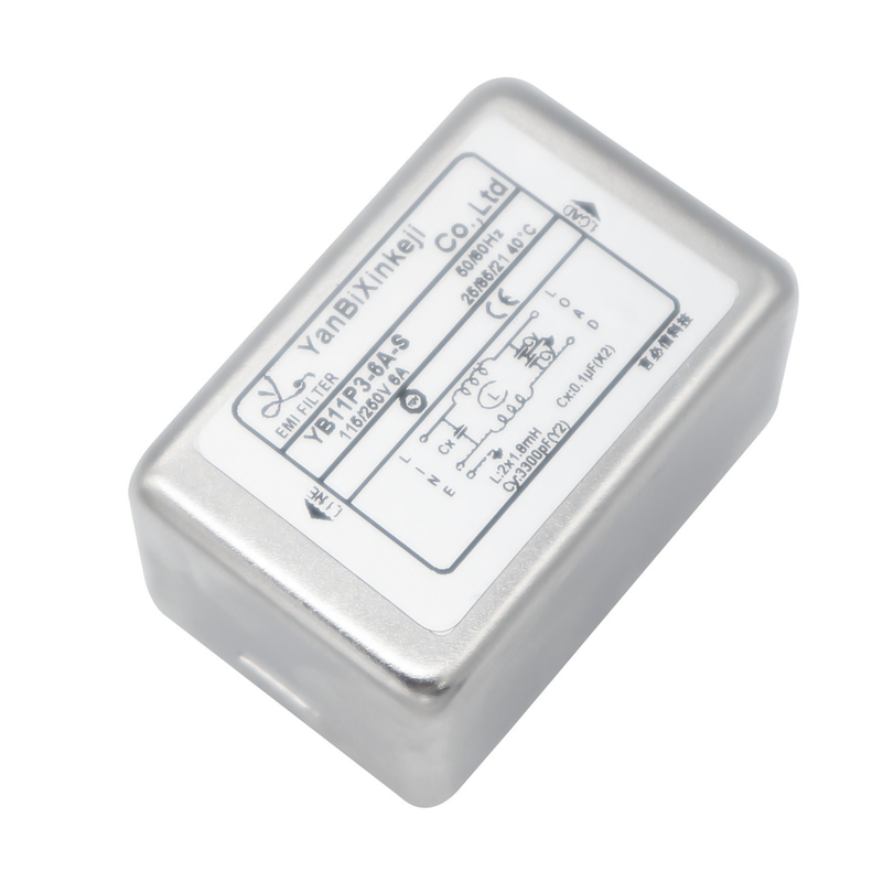1A 3A 6A PCB Special Emi Filter Low Current Power Line Filter For PC Boards
