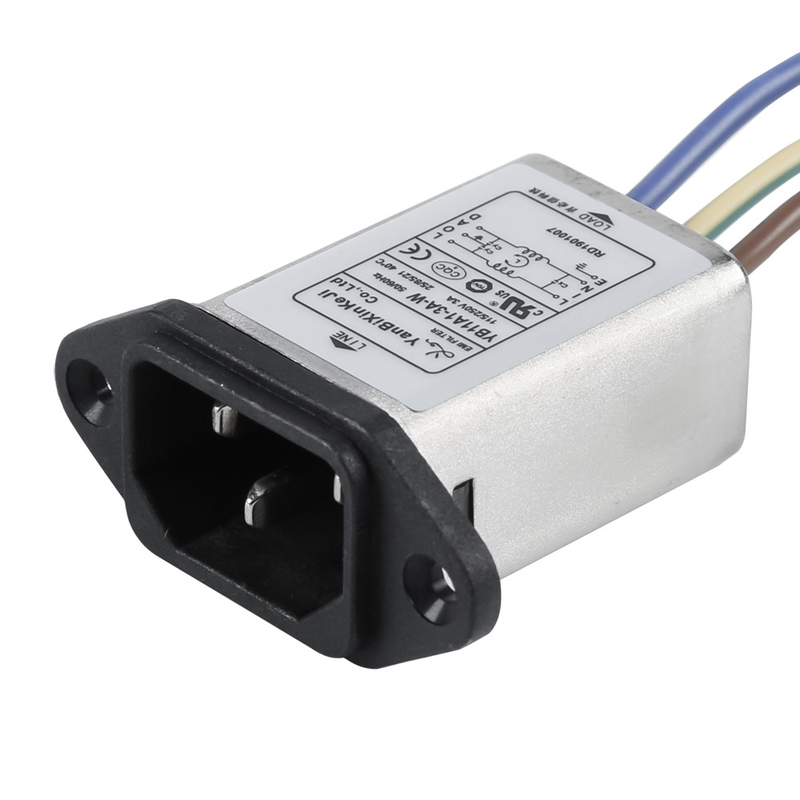 YB11A1 IEC Inlet Filter Single Phase Emi Filter Suitable For 220V Voltage Equipment