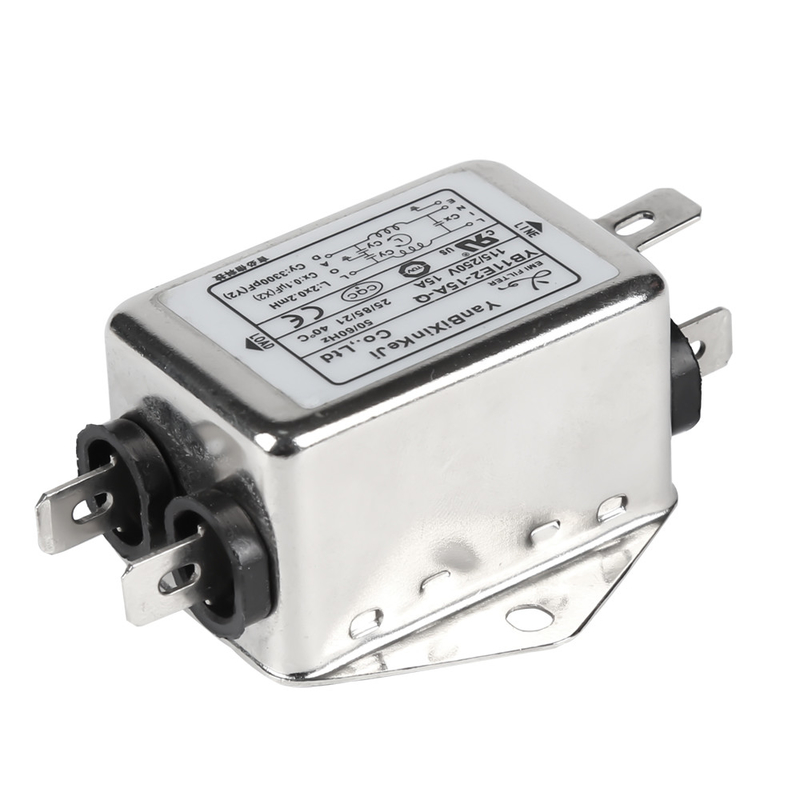 220V 15amps YB-E Passive Single Phase Filter Power Line Filter For Electrical Equipment