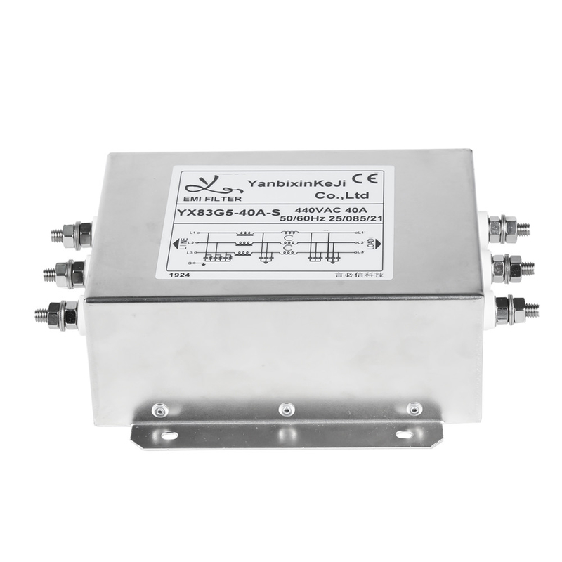 3 Phase 3 Line Filter YX82G5 40A S Power Line Filter For Motor Drives