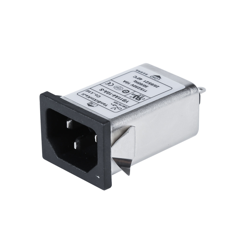 110V/250V High Performance EMI Power Inlte Filter With IEC 320 C14 Single Socket Filter
