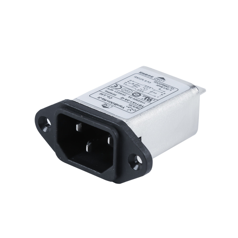 Multi-Function EMI Inlet Filters 110V/250V 3A Low Leakage Current Socket IEC Noise Filter