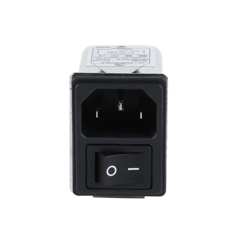1A~10A IEC C14 Inlet Filter Plug In AC EMI Filter With Switch For Medical Equipment