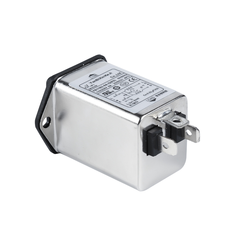 OEM IEC Inlet Filter With Fuse Single Phase Noise Filter For Medical Equipment