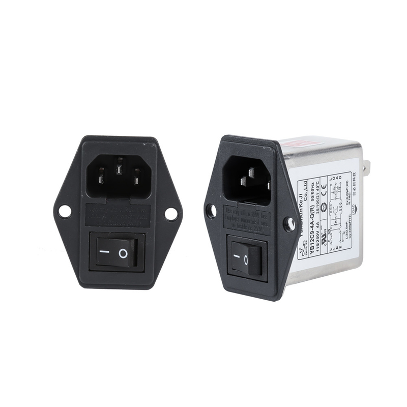 YB12C9-4A-Q Three In One IEC Inlet Filter Power Entry Module Filter