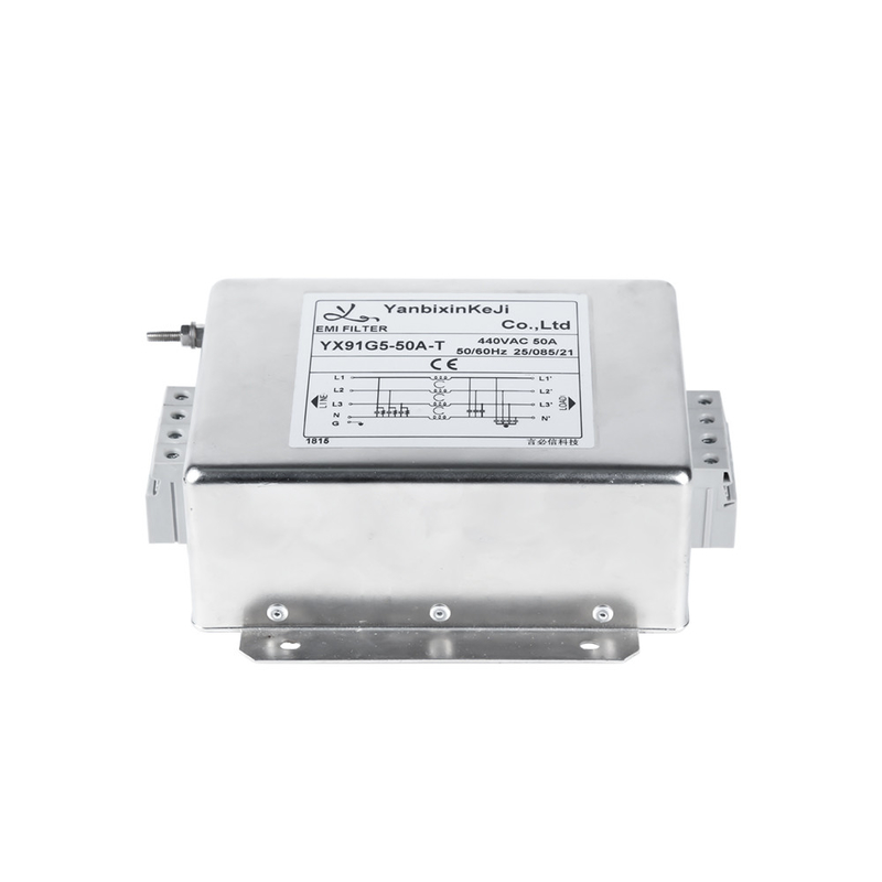 YX91G5 50A Terminal Block Output EMI Filter Three Phase Four Wire Filter For UPS