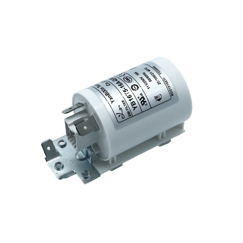 YB16T5 White Plastic Housing EMI Filter 220V 16A Power Filter For Washing Machine