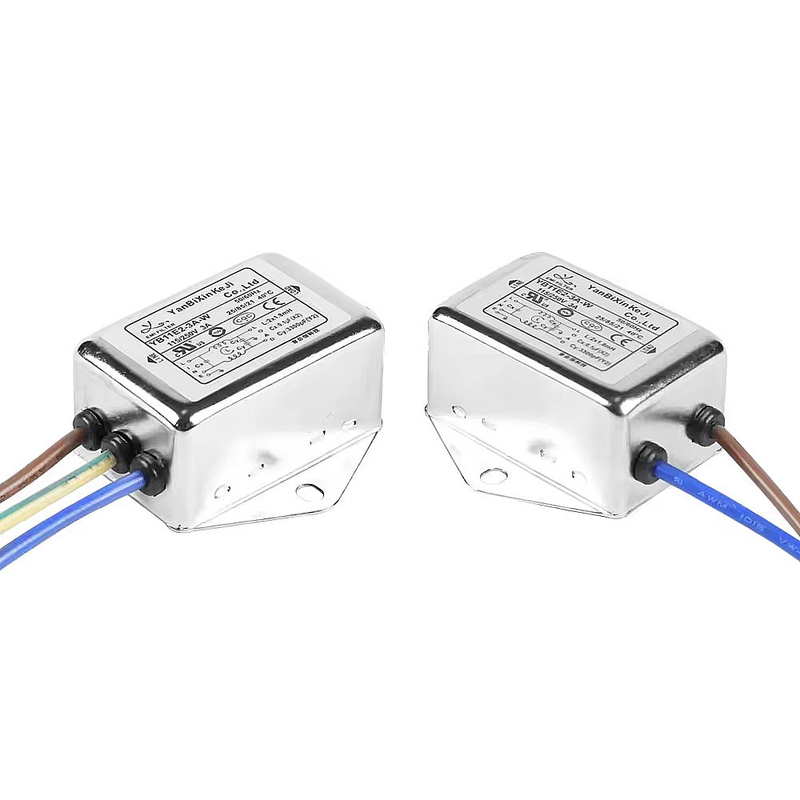 AC Single Phase General EMI Filter 220V 1A~10A Power Line Filter For Oscillograph