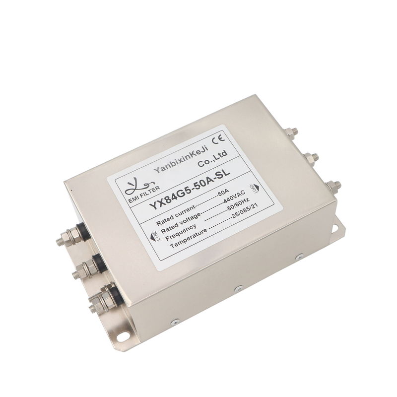 3 Phase EMC EMI 440V AC Line Noise Filter For Inverter Converter