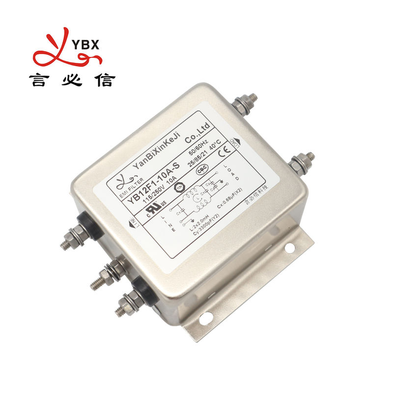 F Series High Performance EMI Filter 10A Single Phase Filter For Manipulator Equipment