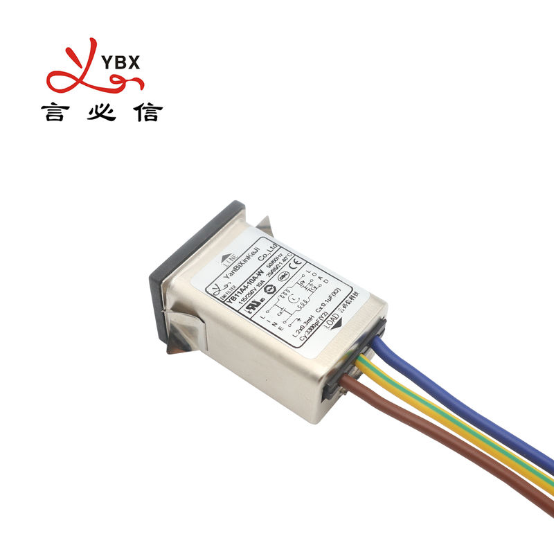 10A 220V Power Line Filter IEC Inlet EMI Filter With Socket For Home Appliance