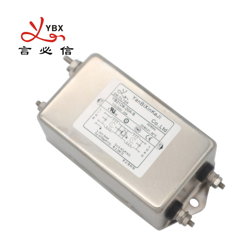 High Performance Low Pass EMI Power Filters 6A 10A Mechanical Equipment
