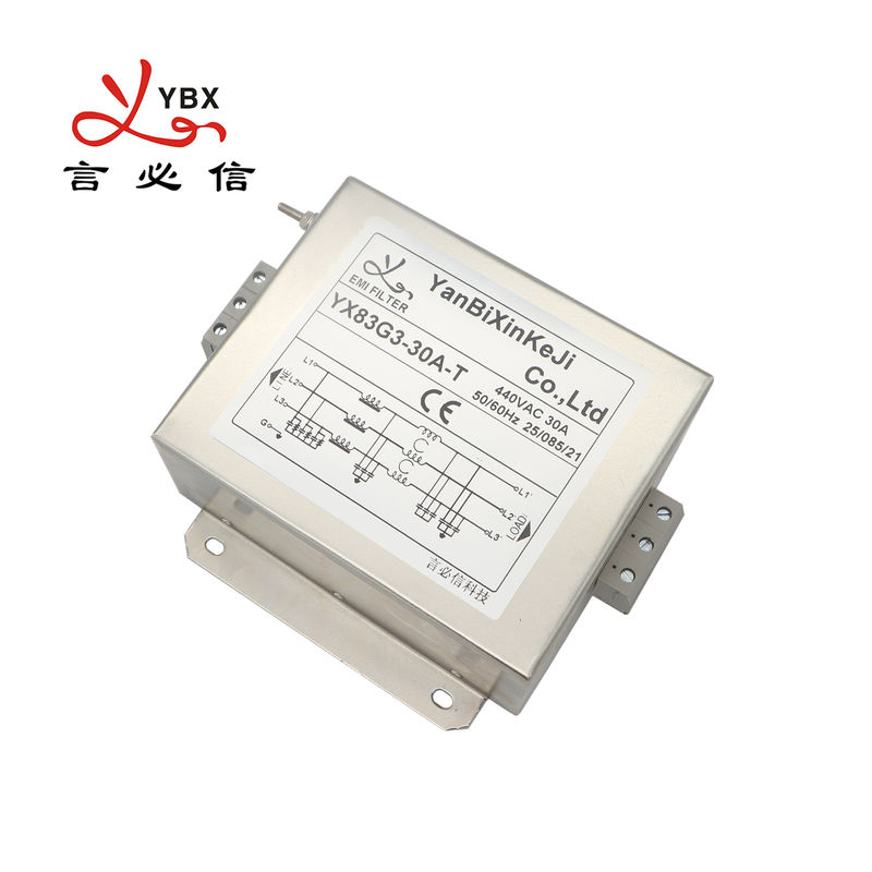 YX83G3 Industrial Three Phase Filter Terminal Block Connertion EMI Noise Filter