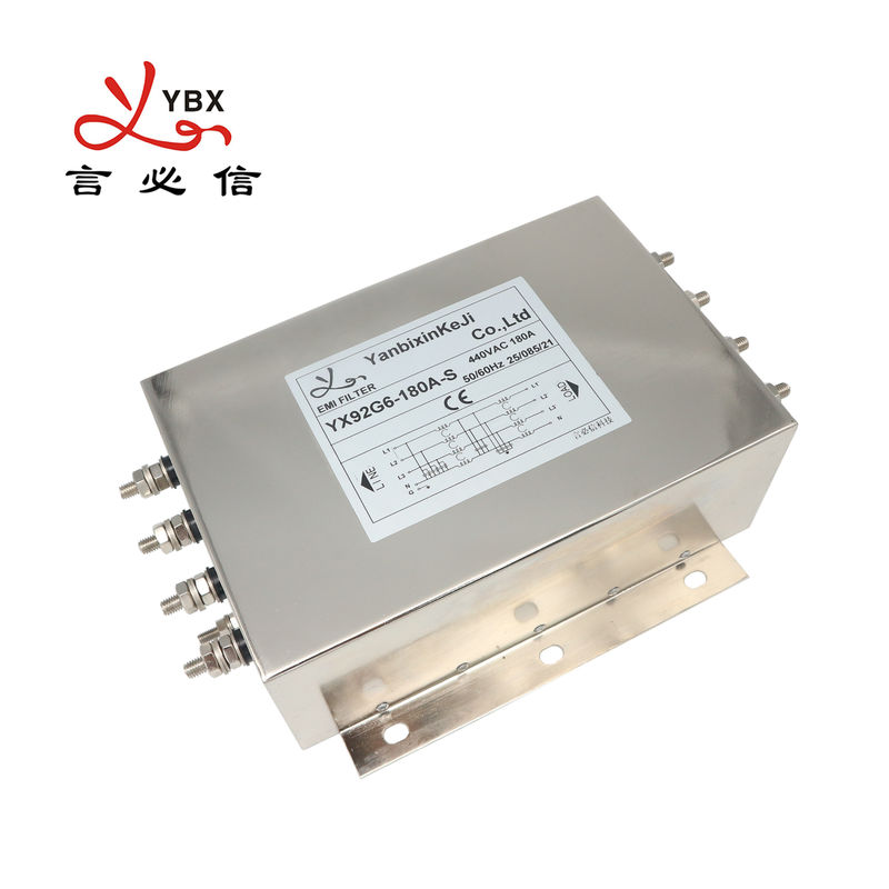 YX92G6 180A Three Phase Filter RFI EMI Filter For Automation Equipment