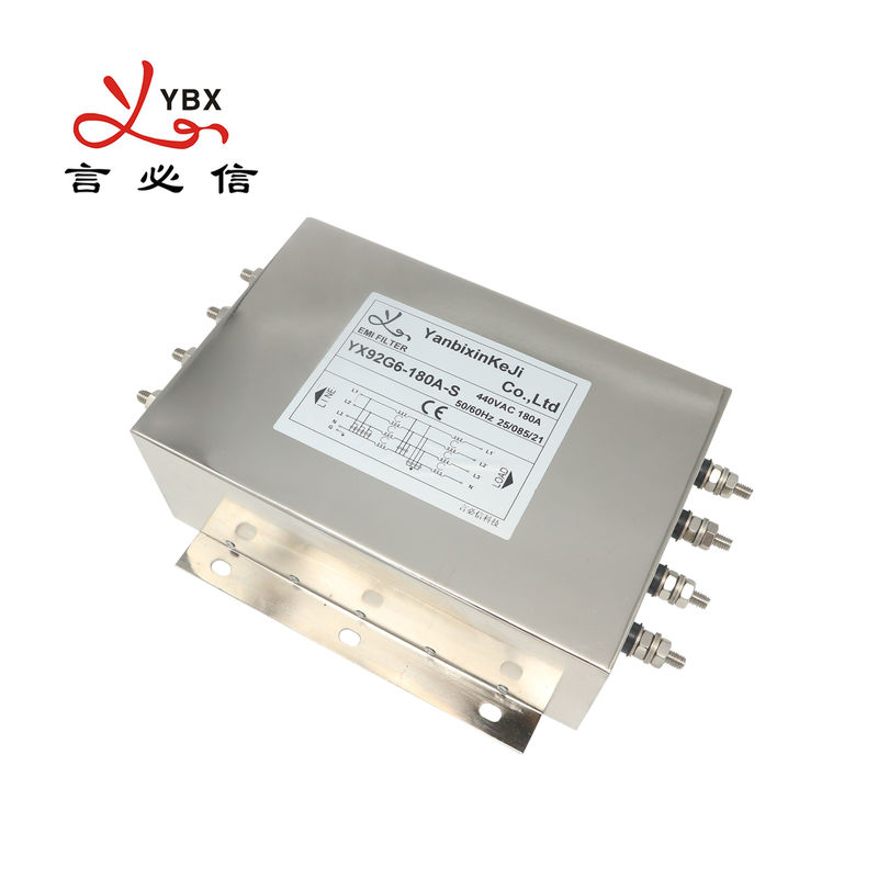 YX92G6 180A Three Phase Filter RFI EMI Filter For Automation Equipment