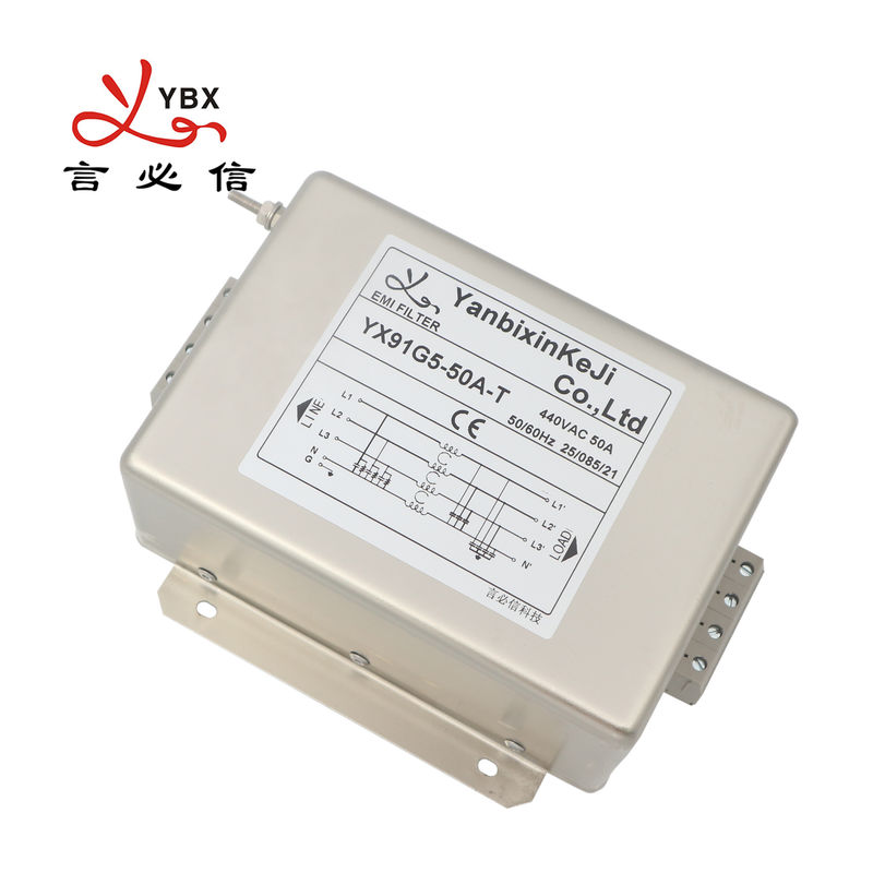 YBX Three Phase EMI Filter Power Filter For Industrial Automation Equipment