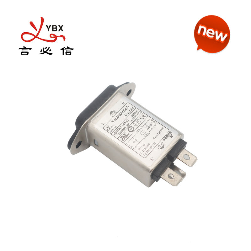50/60Hz IEC C13 Inlet Filter 1A~10A Socket EMI Noise Filter For Home Appliance