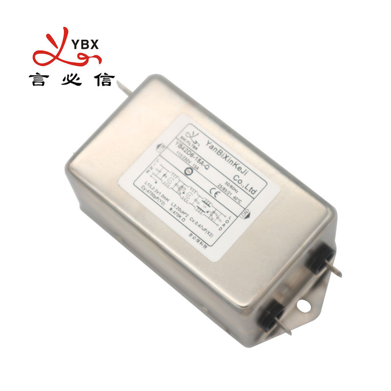YB42D6-15A-S Low Pass EMI Filters 15A Single Phase EMI Filters