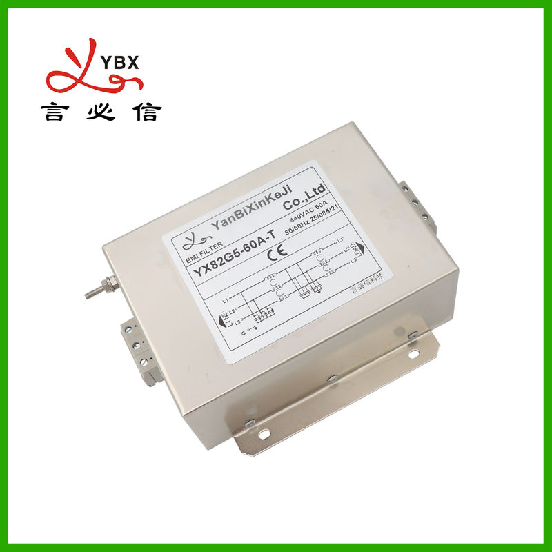 Multi Purpose 3 Phase Emi Filter High Attenuation Performance Up To 300mhz
