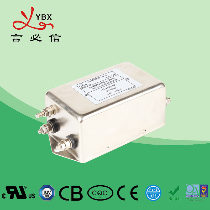 Yanbixin 30A 250V 440V Single Phase Emi Filter Operating Frequency 50/60HZ