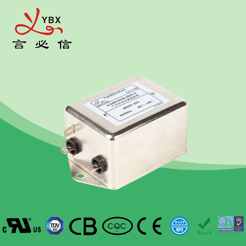 Yanbixin General Coil Single Phase RFI Filter / EMC Filters For AC Power Line
