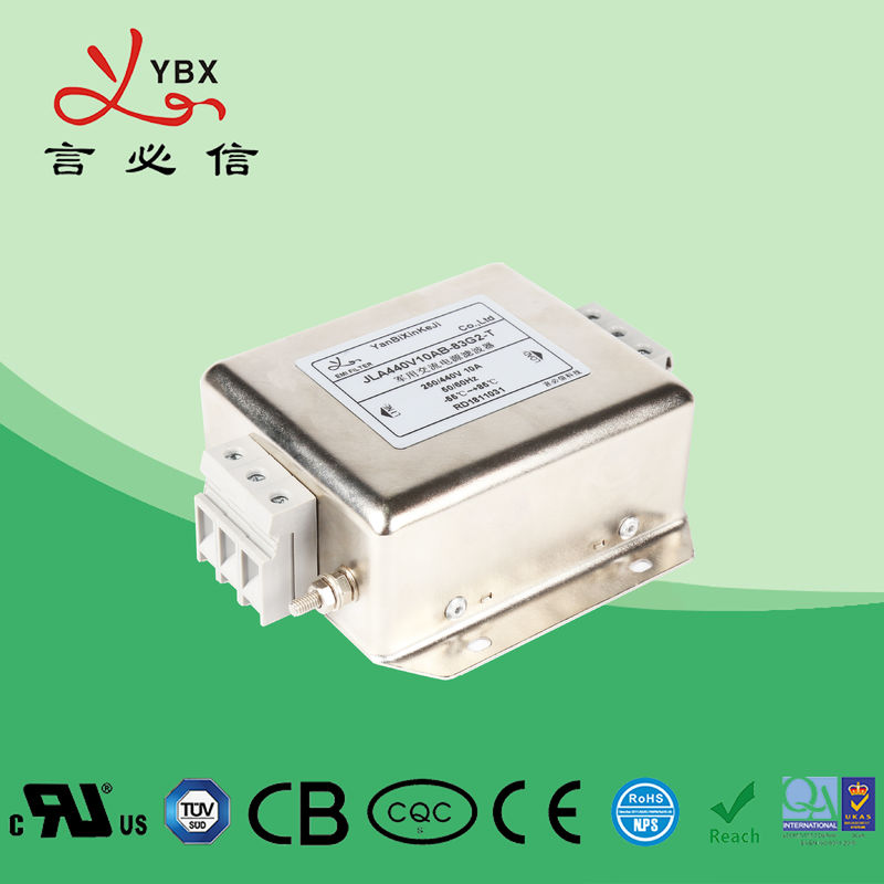 Yanbixin 6A 120 250VAC Single Phase RFI Filter , EMC Noise Filter For Military