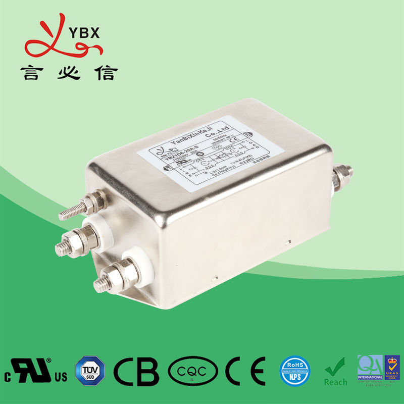 Multi - Stage 20A AC/DC EMI Power Supply Noise Filter Free Maintenance Within Six Years