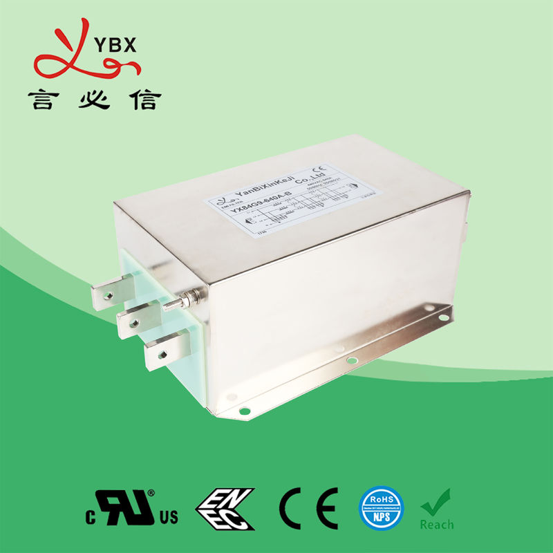400A Large Current Three Phase EMI Filter 250V/440V RFI PowerFilter For Industrial System