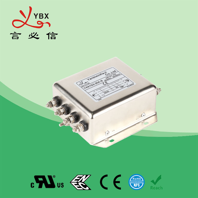 Yanbixin 35KW EMC Heat Pump Inverter RFI Filter 380V 440V 480V OEM ODM Service