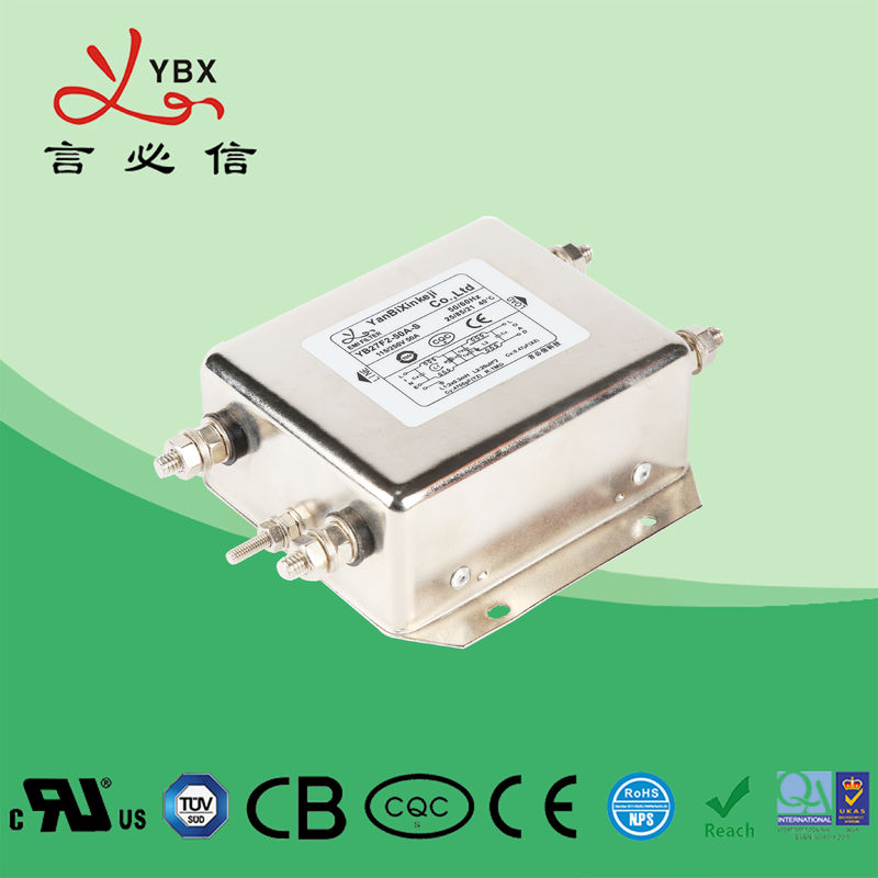 10A Electrical Power Line Noise Filter With Terminal Block Single Phase