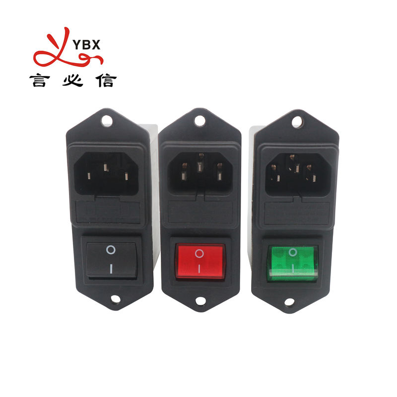 Three In One Socket EMI Filter 1A~10A Power Entry Module Filter For Medical Equipment