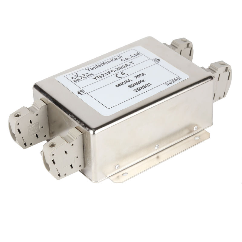 UL 94V-0 440VAC 10A 3 Phase EMI Filter With CE ROHS Approvals