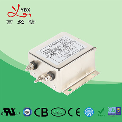 20A 120V 250VAC Low Pass EMI RFI Filter With UL CE Certification