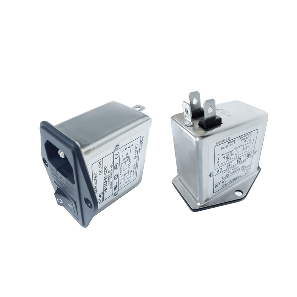 IEC Power Entry Module Filter 1A~10A Socket EMI Filter For Portable ...